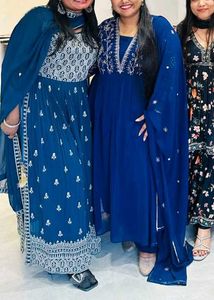 Exquisite Navy Blue Indian Wear
