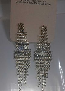 Sparkling Drop Earrings