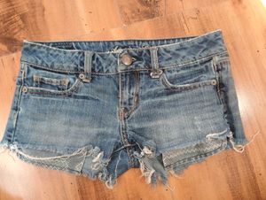 Denim shorts with sleeves shirt