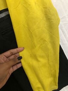 First Class Yellow Long Sleeve T Shirt