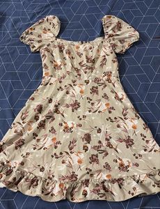Cute autumn mini dress
