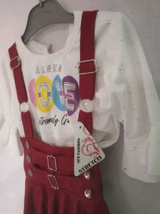 Kids Girls Top With Bottom Set