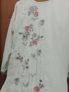 Elegant Embellished Kurta With Duppata