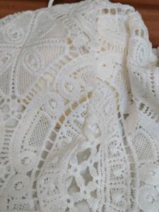 Beautiful White Lace Crop Top