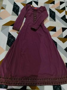 Elegant Handwork Anarkali Set with Dupatta