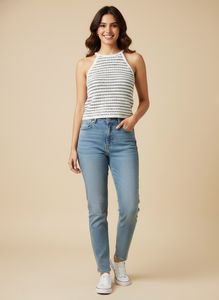 Striped Knit Tank Top 😀