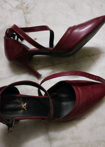 Elegant Red Patent Heels