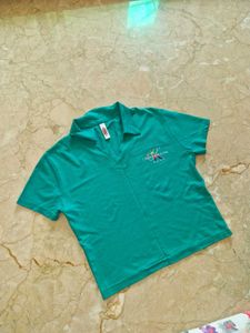 Calvin Klein Jeans Teal Polo T-Shirt