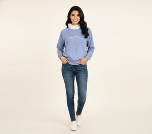 Blue Crew Neck Sweatshirt