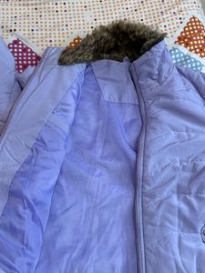 Cute Lavender Puffer Jacket