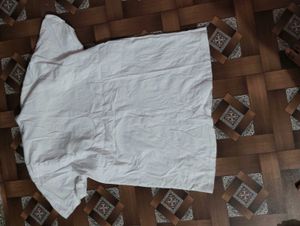 White Denim Overalls