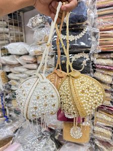 Beaded Clutch  POTLI BAG PREMIUM QUALITY AT SALE
