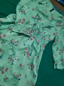 Chic Floral Print Midi Dress size XL