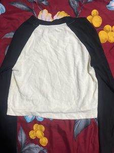 Two-Tone Long Sleeve Top