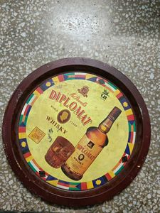 Vintage McDowell's Diplomat Whiskey Tray