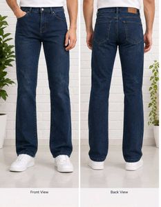 Men's Dark Wash Denim Jeans