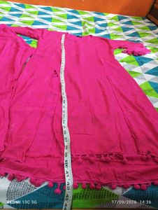 Vibrant Pink Kurta pant set