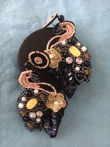 Beaded flamingo Earrings