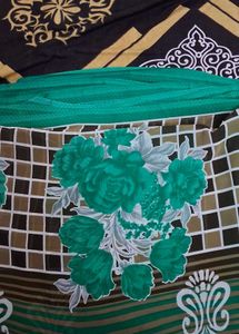 New Olive Chiffon Soft Daily Wear Saree With Blous