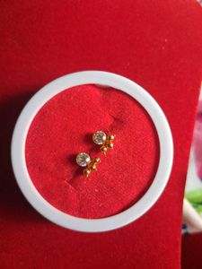 Elegant Gold Stud Earrings