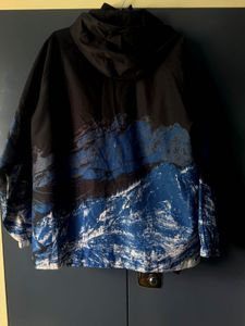 Mountain Print Wind cheater Jacket