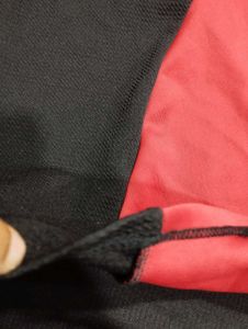 Stylish Black and Red Gown