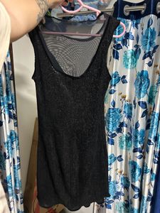 Sparkling Black Mini Dress