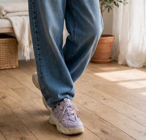 zudio Light Purple Chunky Sneakers