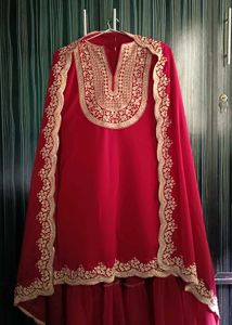 Maroon Sharara set