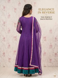 Premium Hand-Embroidered Anarkali Suit