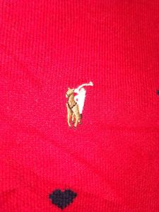 👗 Polo Sport Girls Red Knit Dress (Size 4Y) ❤️