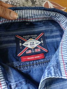 Mens Stylish Blue Denim Shirt xl size 40-42 cms