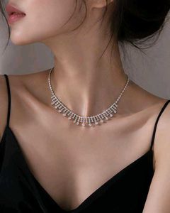 ✨Rhinestone fringe Necklace