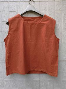 New with tag Korean Mauve Plaid Top