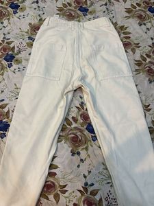 Zara Cream Cargo Pants