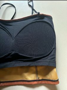 Leather One Strip Crop Top