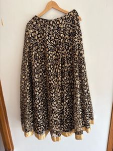 Embroidered Golden Blouse with skirt