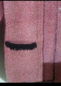 Pink Knit Cardigan