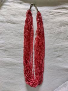 Multi Layer Beaded Long  Necklace