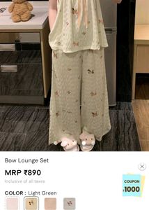 Cute Printed Pajama Set