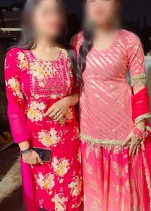 Gorgeous Pink & Gold Kurta Set
