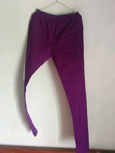 Purple leggings