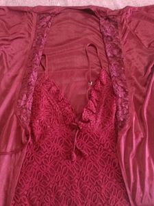 Pack Of 2 Women Nighty With Robe