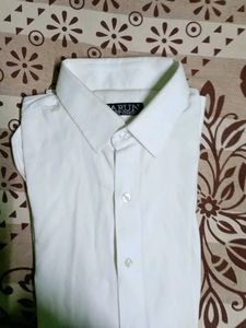 Men's Classic White Button-Up Shirt