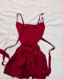Red Fit & Flare Mini Dress