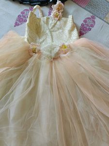 Elegant Floral Girls Party Dress