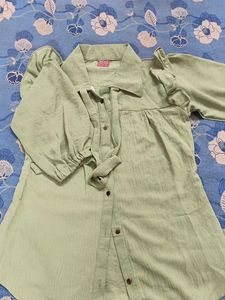 Stylish Mint Green Tunic Top