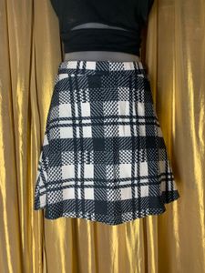 Stylish Plaid Mini Skirt