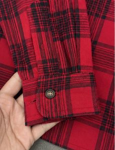 Red Plaid Flannel Shirt