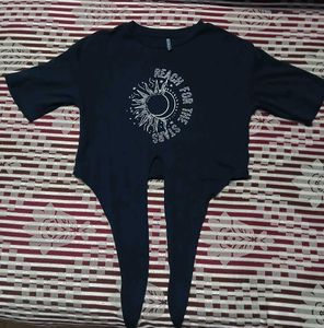 Navy Blue T-Shirt Top